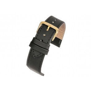 Klokkerem Universell X100SZW Lær Svart 20mm