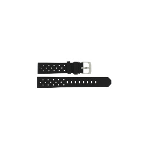 Klokkerem Tag Heuer FT8023 / FT8025 / BT0725 Gummi Svart 19.5mm