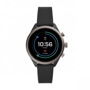 Klokkerem Fossil FTW6024 Plast Svart