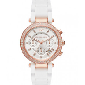 Klokkerem Michael Kors MK6405 Stål Hvit 20mm
