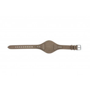 Klokkerem Fossil ES3625 / Boyfriend Lær Beige 18mm